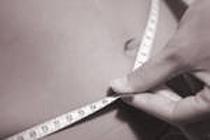 Essere il peso eccessivo aumenta il vostro rischio di stati di salute. Weight loss.